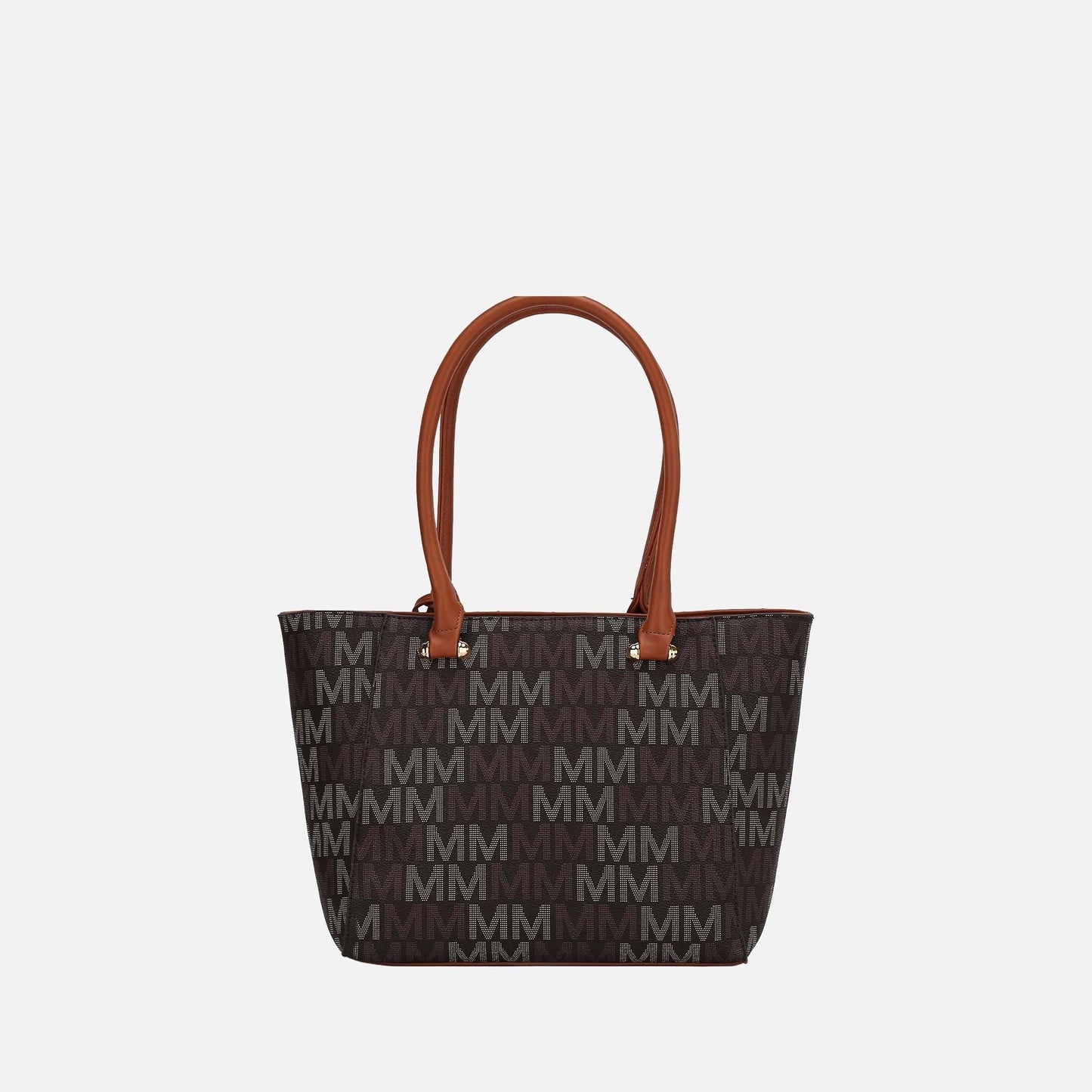 Mkf Collection by Mia K. - Lady Ii Signature Tote Bag and Set in Burgundy view 3 - Mkf Collection Bags (one-piece)
