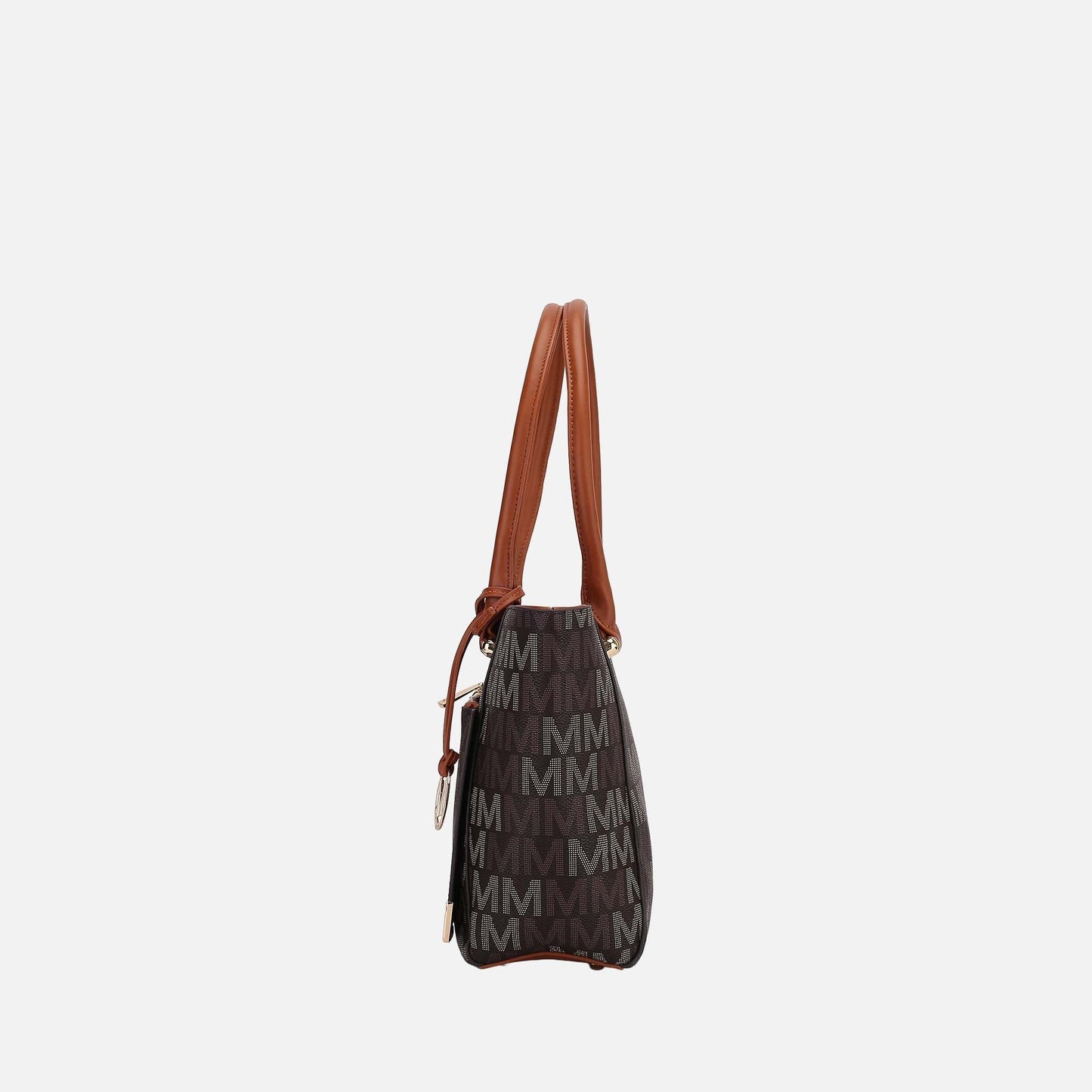 Mkf Collection by Mia K. - Lady Ii Signature Tote Bag and Set in Wine view 4 - Mkf Collection Bags (one-piece)