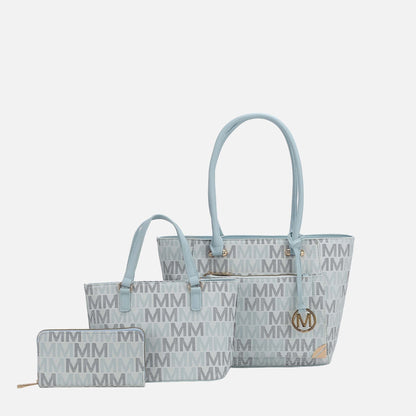 Mkf Collection by Mia K. - Lady Ii Signature Tote Bag and Set in Fuchsia view 8 - Mkf Collection Bags (one-piece)