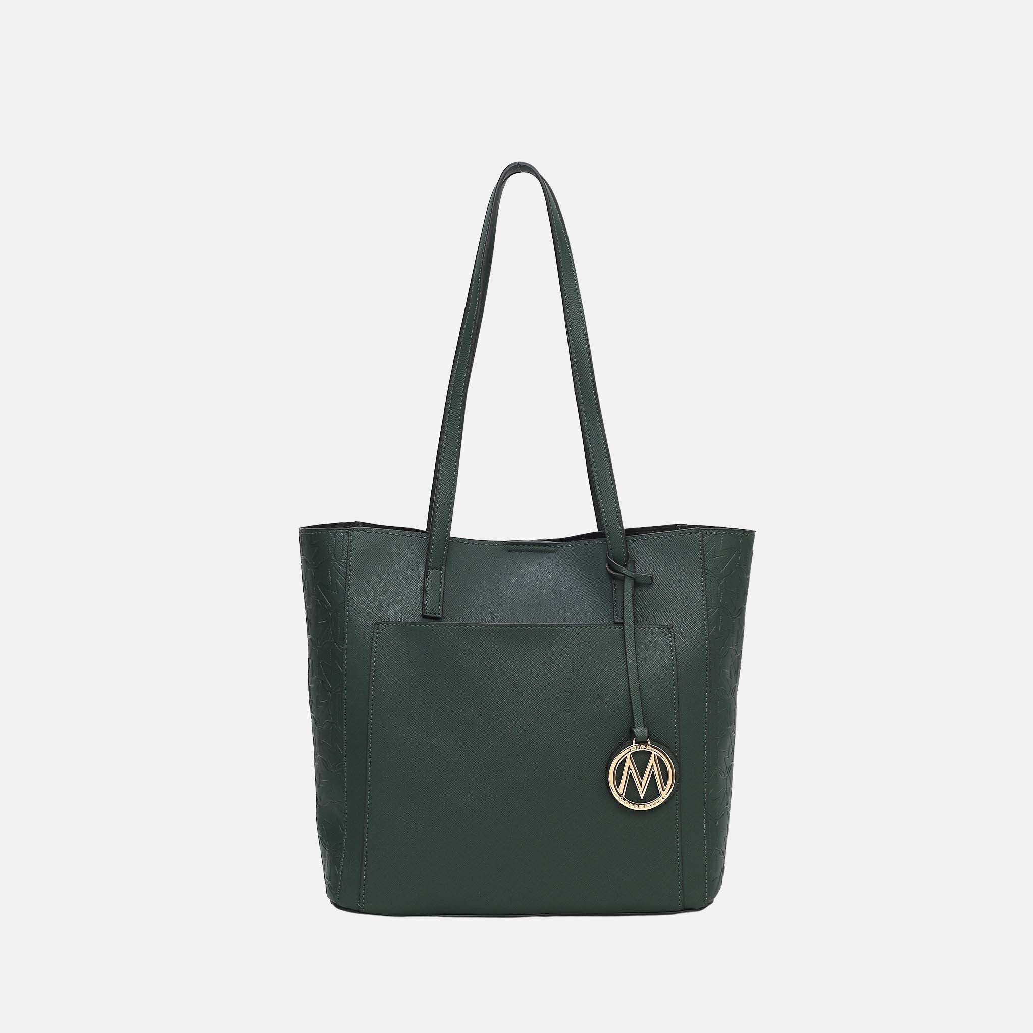 Mkf Collection by Mia K. - Leah Tote Bag Burgundy view 7 (bag) - mia k collection, mia k handbags - shop at us.meeeshop