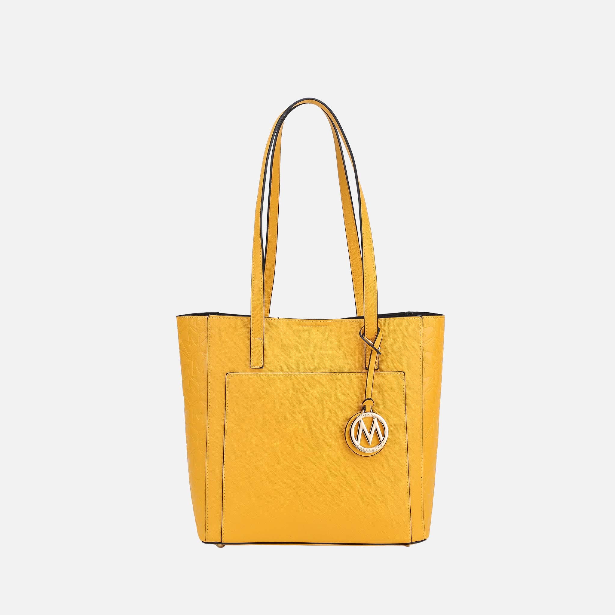 Mkf Collection by Mia K. - Leah Tote Bag Charcoal Grey view 10 (bag) - mia k collection, mia k handbags - shop at us.meeeshop