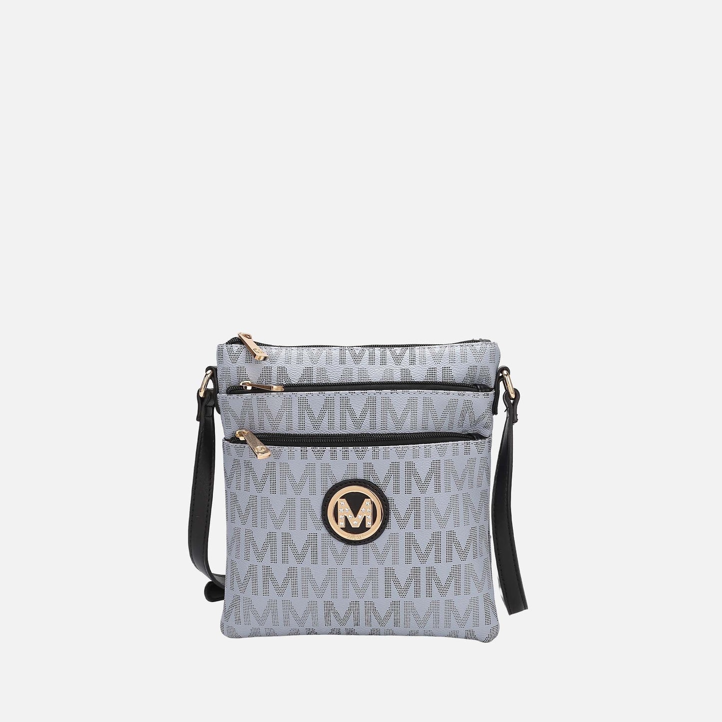 Mkf Collection by Mia K. - Lemuel Signature Crossbody Bag in Burgundy view 7 - Mkf Collection Crossbody Bags