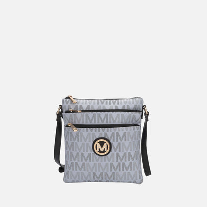 Mkf Collection by Mia K. - Lemuel Signature Crossbody Bag in Burgundy view 7 - Mkf Collection Crossbody Bags