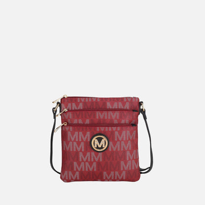 Mkf Collection by Mia K. - Lemuel Signature Crossbody Bag in Tawny view 8 - Mkf Collection Crossbody Bags