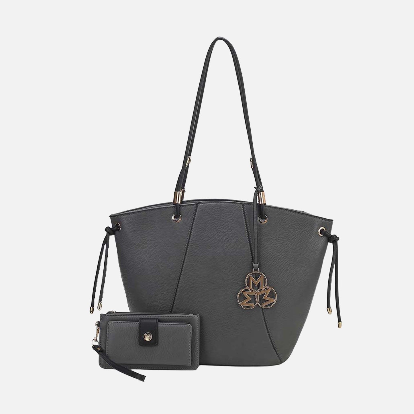 Mkf Collection by Mia K. - Liv Tote Bag and Set in Taupe view 9 - Mkf Collection Bags (one-piece)
