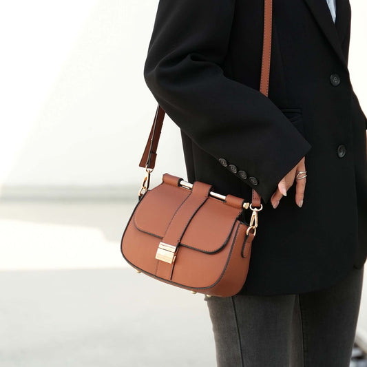 Mkf Collection by Mia K. - Londyn Crossbody Bag in Blush view 2 - Mkf Collection Crossbody Bags