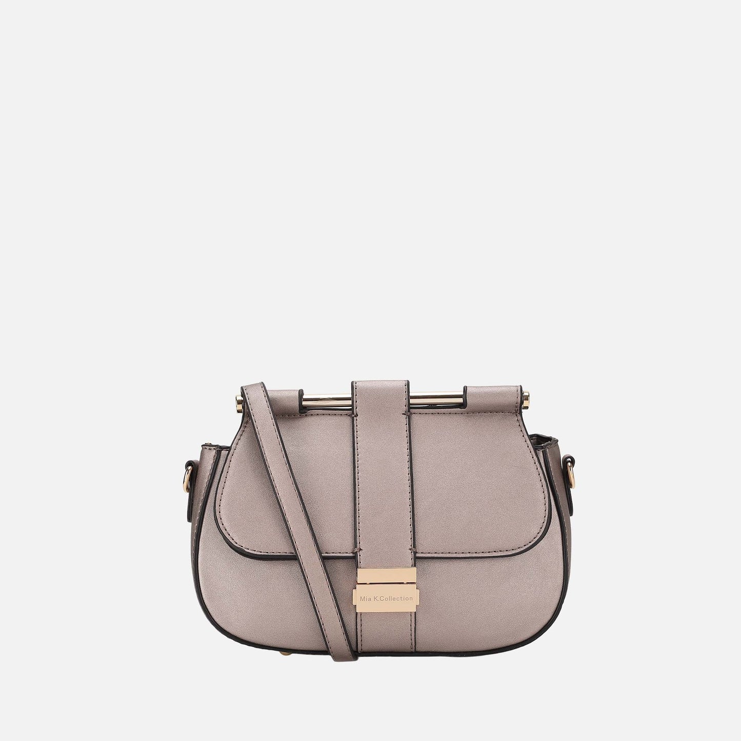 Mkf Collection by Mia K. - Londyn Crossbody Bag in Golden Poppy view 12 - Mkf Collection Crossbody Bags