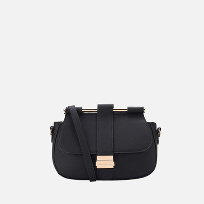 Mkf Collection by Mia K. - Londyn Crossbody Bag in Midnight Blue view 6 - Mkf Collection Crossbody Bags
