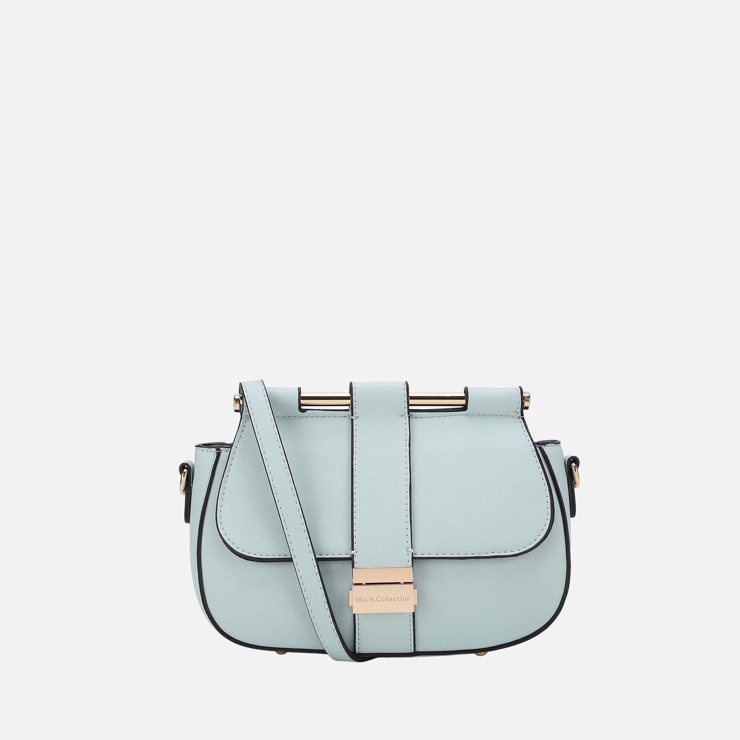 Mkf Collection by Mia K. - Londyn Crossbody Bag in Seafoam view 10 - Mkf Collection Crossbody Bags