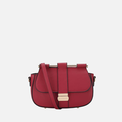 Mkf Collection by Mia K. - Londyn Crossbody Bag in Taupe view 11 - Mkf Collection Crossbody Bags