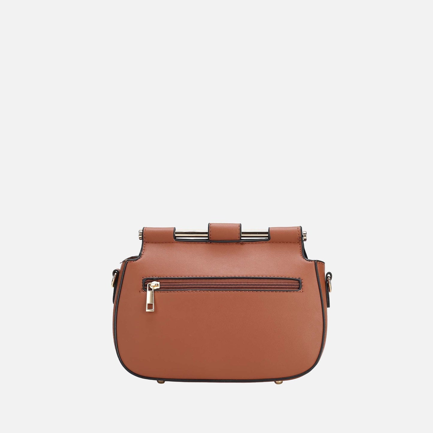 Mkf Collection by Mia K. - Londyn Crossbody Bag in Tawny view 3 - Mkf Collection Crossbody Bags