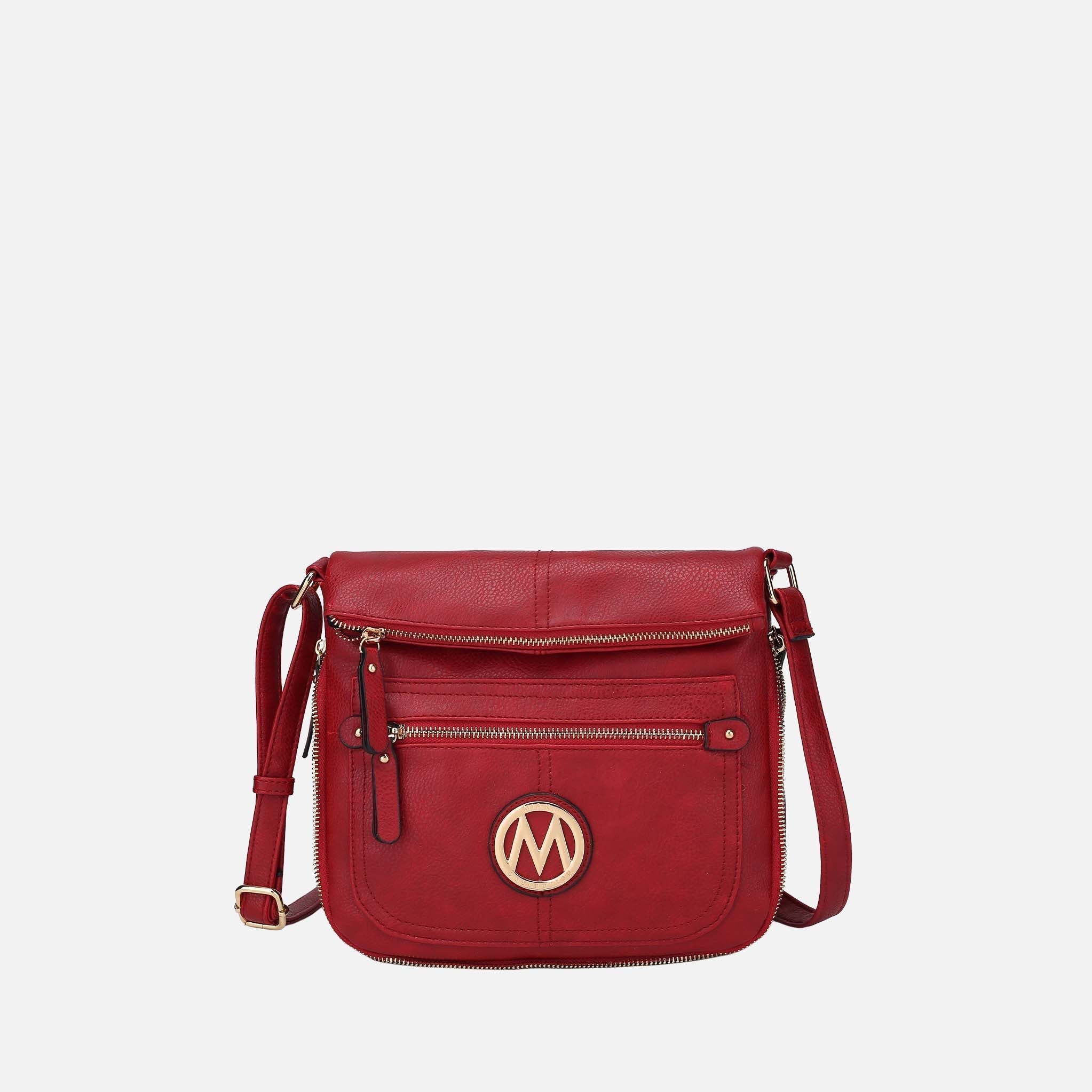 Mkf Collection by Mia K. - Luciana Crossbody Bag Brown view 5 (bag) - mkf collection crossbody bags, mk - shop at us.meeeshop