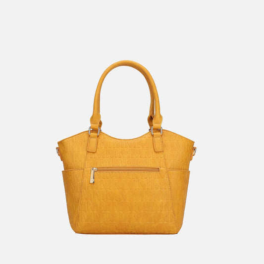 Mkf Collection by Mia K. - Lucy Signature Tote Bag in Black view 2 - Mkf Collection Bags