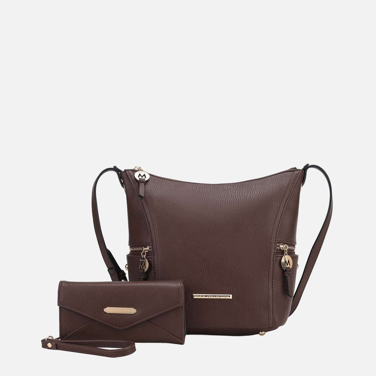 Mkf Collection by Mia K. - Lux Shoulder Bag and Set in Purple view 14 (one-piece)