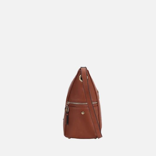 Mkf Collection by Mia K. - Lux Shoulder Bag and Set in Charcoal Grey view 2 (one-piece)