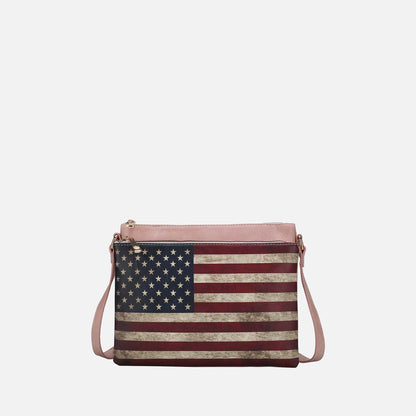 Mkf Collection by Mia K. - Madeline Crossbody Bag in Rose Pink view 7 - Mkf Collection Crossbody Bags