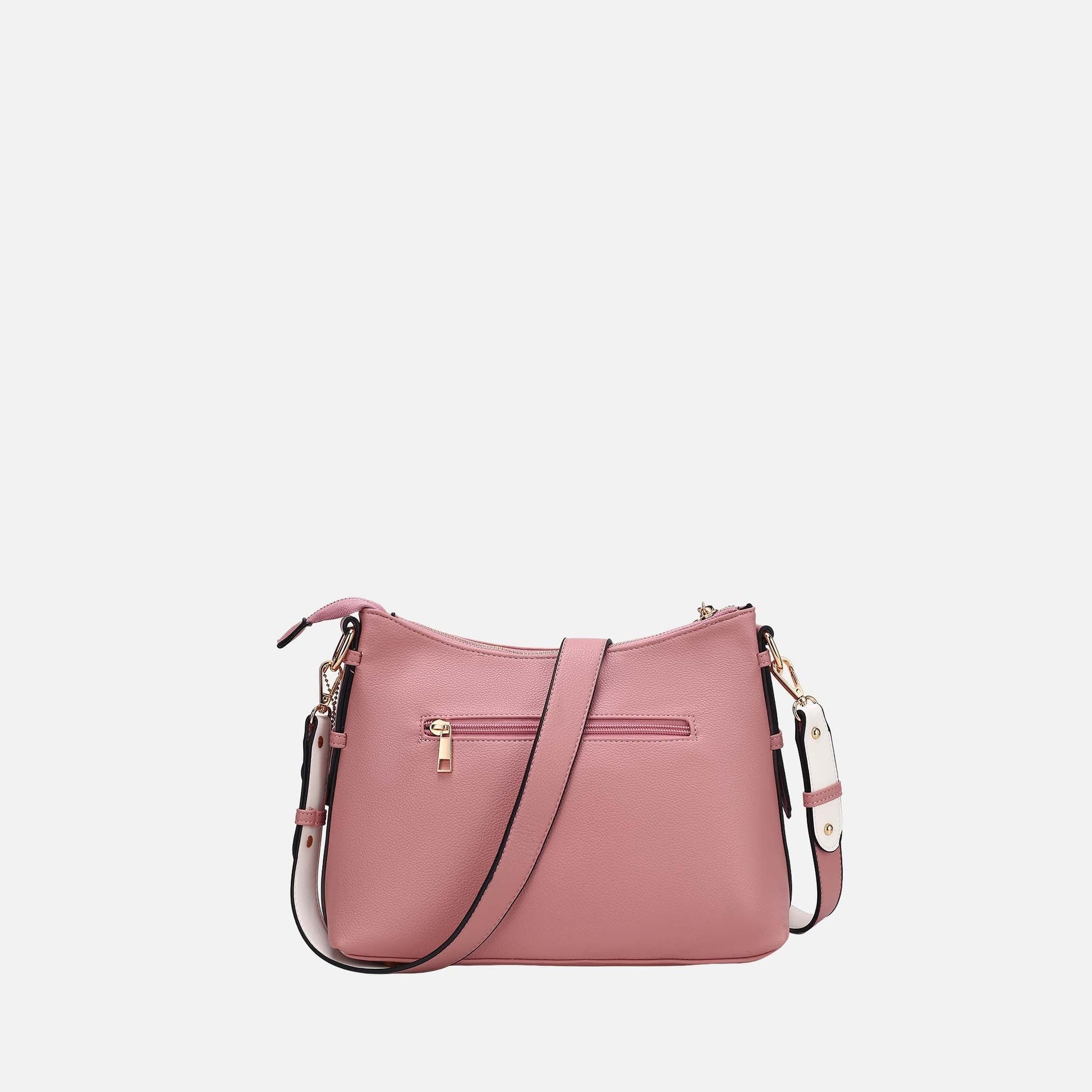 Mkf Collection by Mia K. - Maggie Shoulder Bag in Blue Denim view 3 - Mkf Collection Bags