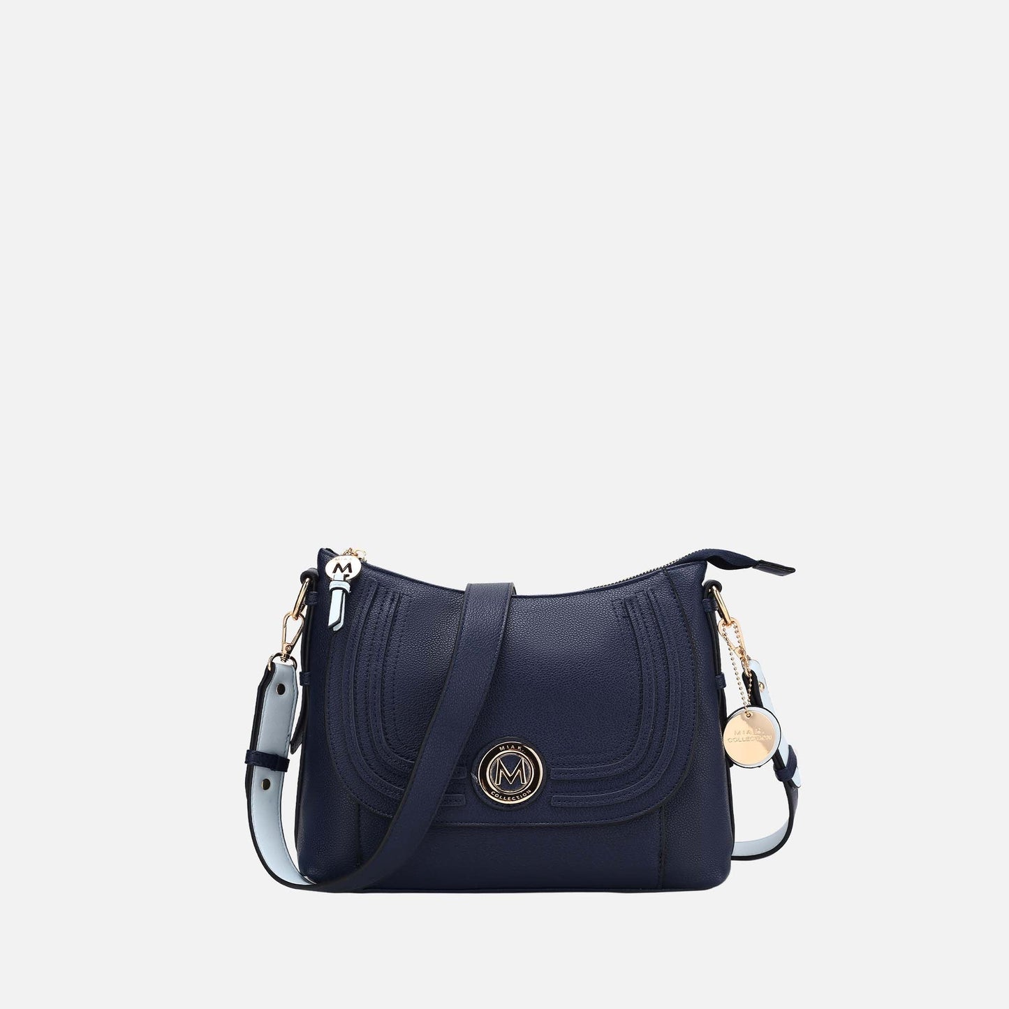 Mkf Collection by Mia K. - Maggie Shoulder Bag in Mauve White view 8 - Mkf Collection Bags
