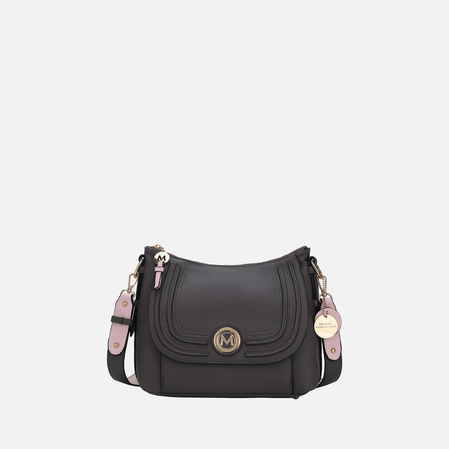 Mkf Collection by Mia K. - Maggie Shoulder Bag in Wine Blush view 11 - Mkf Collection Bags
