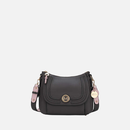 Mkf Collection by Mia K. - Maggie Shoulder Bag in Wine Blush view 11 - Mkf Collection Bags