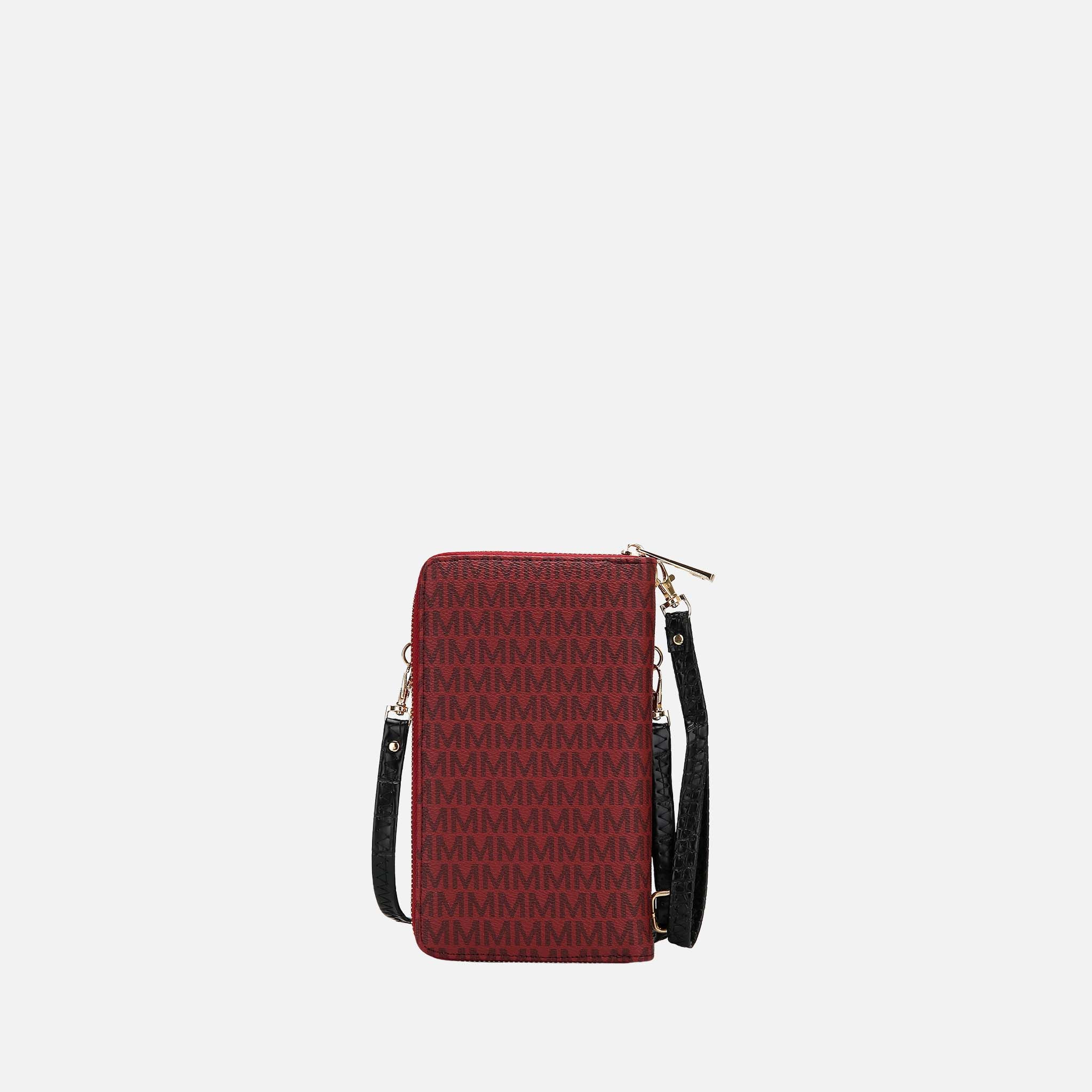 Mkf Collection by Mia K. - Mala Phone Crossbody Bag Brown view 3 (bag) - mkf collection crossbody bags, - shop at us.meeeshop