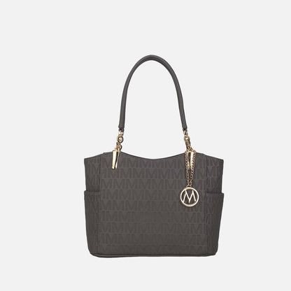 Mkf Collection by Mia K. - Malika Signature Shoulder Bag in Mustard view 3 - Mkf Collection Bags