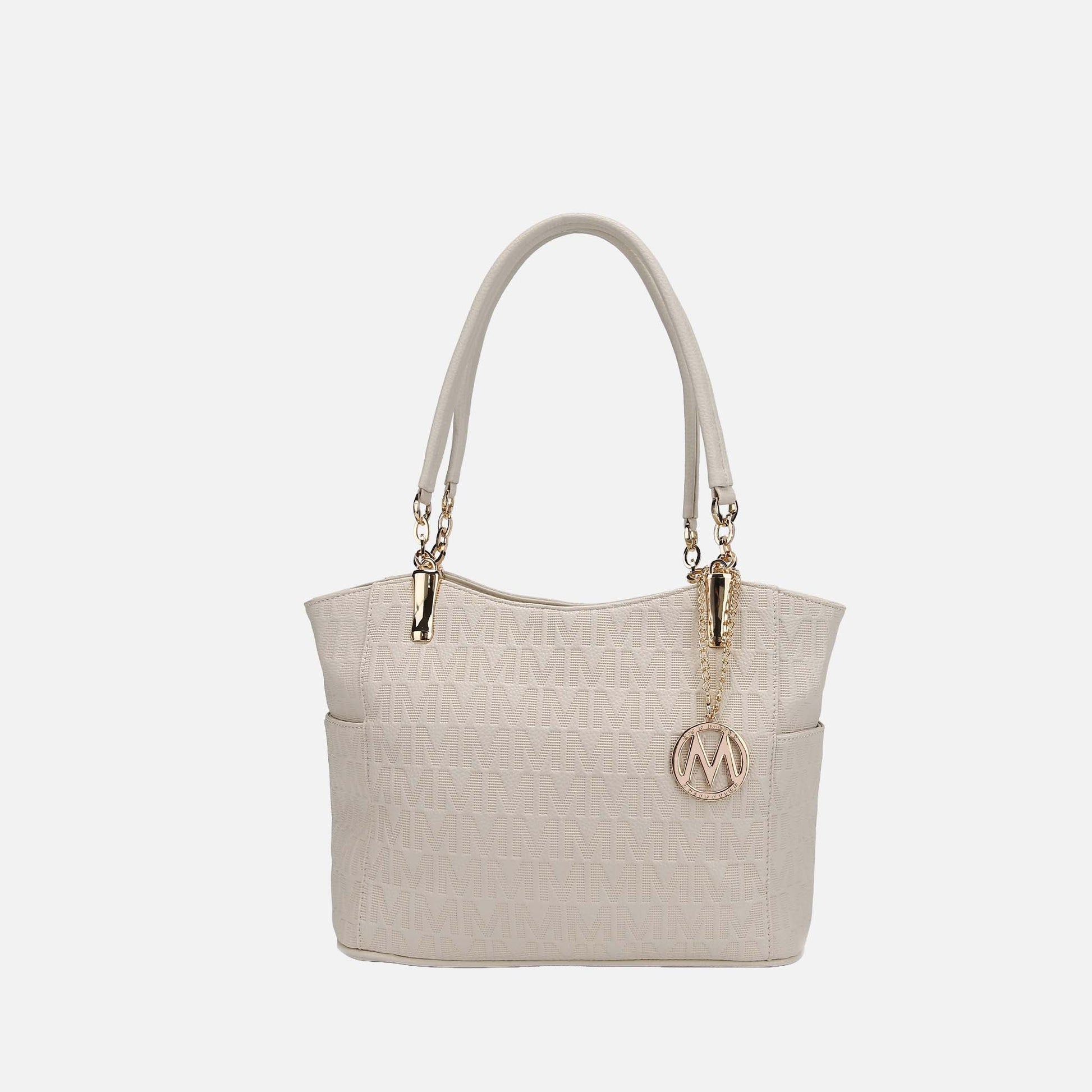 Mkf Collection by Mia K. - Malika Signature Shoulder Bag in Tawny view 8 - Mkf Collection Bags