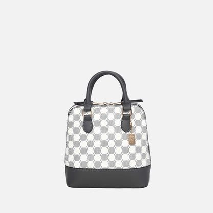 Mkf Collection by Mia K. - Marjorie Circular Print Satchel Bag view 11 - Mkf Collection Bags