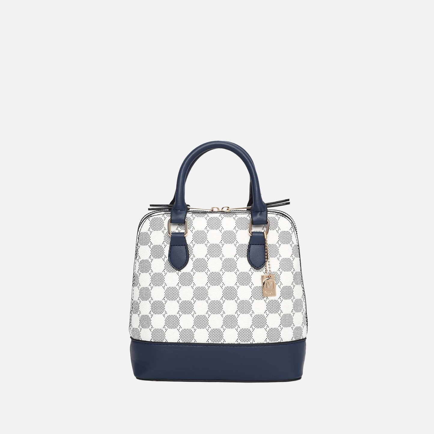 Mkf Collection by Mia K. - Marjorie Circular Print Satchel Bag in Pink view 8 - Mkf Collection Bags