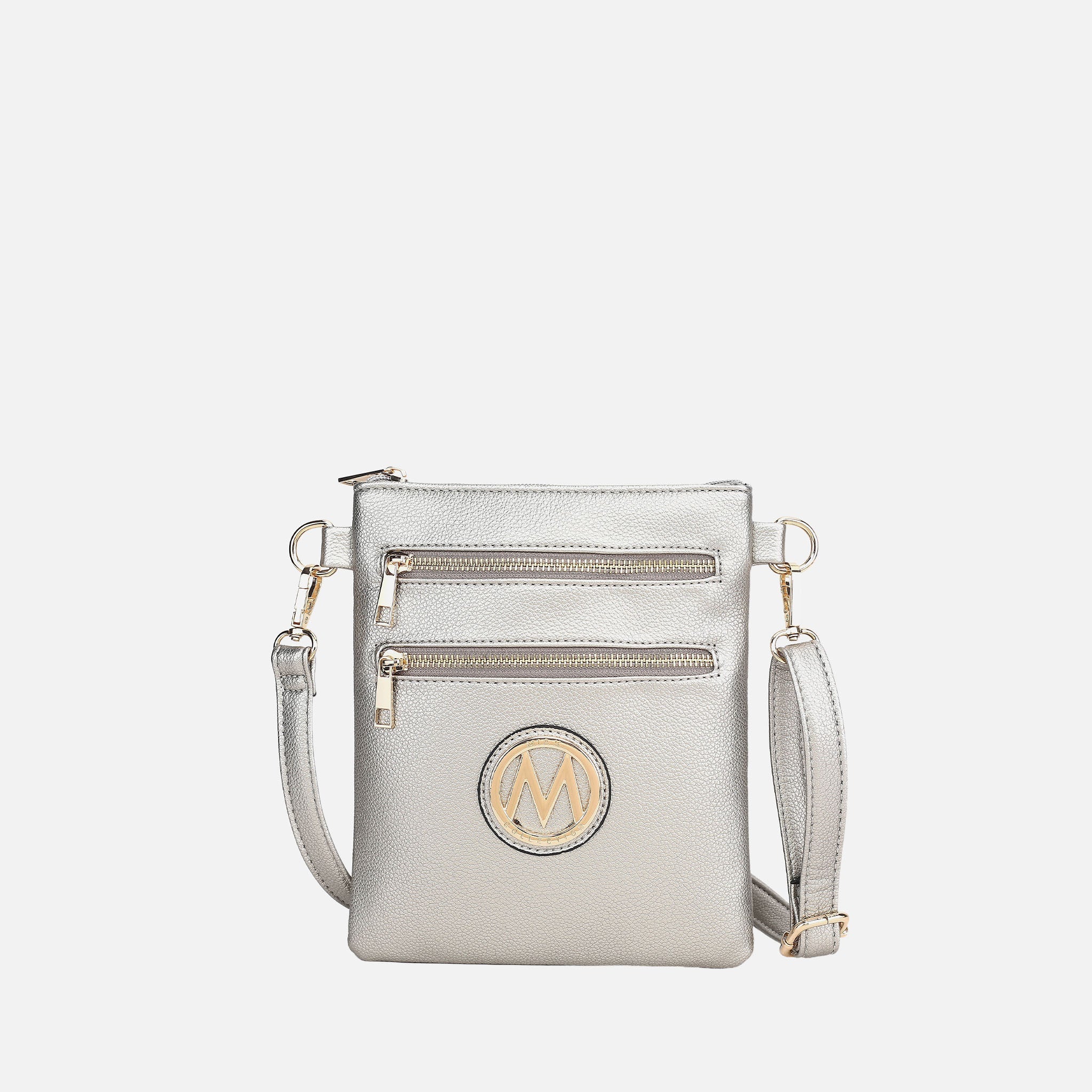 Mkf Collection by Mia K. - Medina Crossbody Bag White view 19 (bag) - mkf collection crossbody bags, mk - shop at us.meeeshop