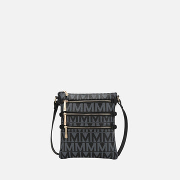 Mkf Collection by Mia K. - Mya Signature Crossbody Bag in Beige view 2 - Mkf Collection Crossbody Bags