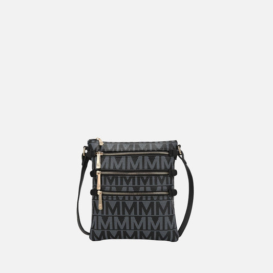 Mkf Collection by Mia K. - Mya Signature Crossbody Bag in Beige view 2 - Mkf Collection Crossbody Bags