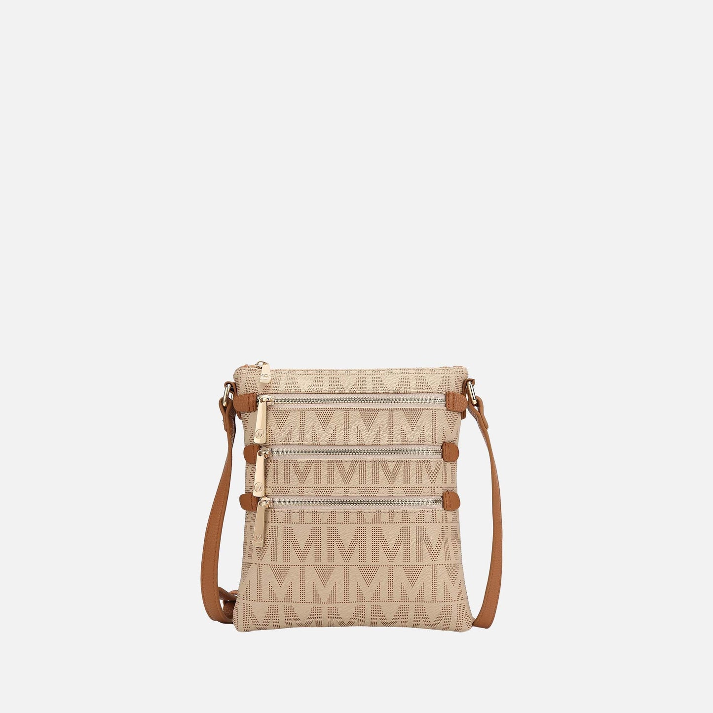 Mkf Collection by Mia K. - Mya Signature Crossbody Bag in Chocolate view 4 - Mkf Collection Crossbody Bags