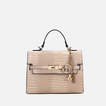 Mkf Collection by Mia K. - Naomi Shoulder Bag in Grey view 2 - Mkf Collection Bags