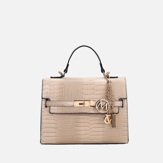 Mkf Collection by Mia K. - Naomi Shoulder Bag in Grey view 2 - Mkf Collection Bags