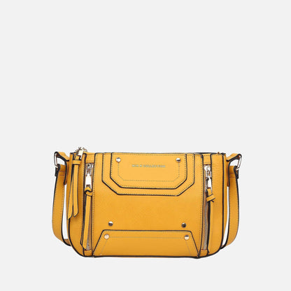 Mkf Collection by Mia K. - Noemi Shoulder Bag in Pewter view 8 - Mkf Collection Bags