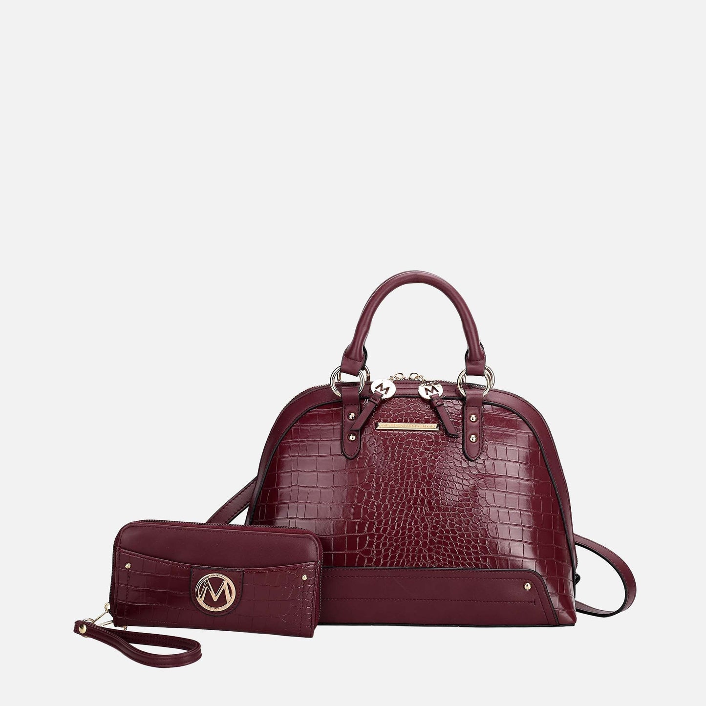 Mkf Collection by Mia K. - Nora Shoulder Bag in Red view 8 - Mkf Collection Bags
