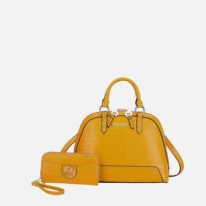 Mkf Collection by Mia K. - Nora Shoulder Bag in Taupe view 11 - Mkf Collection Bags