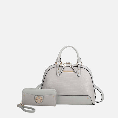 Mkf Collection by Mia K. - Nora Shoulder Bag in Teal view 10 - Mkf Collection Bags