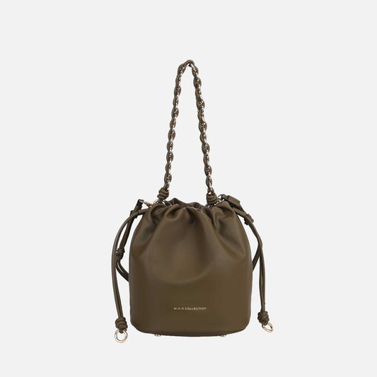 Mkf Collection by Mia K. - Paityn Bucket Bag in Black - Mkf Collection Bags