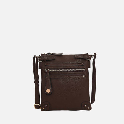 Mkf Collection by Mia K. - Parker Crossbody Handbag in Navy view 7 - Mkf Collection Crossbody Bags