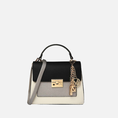 Mkf Collection by Mia K. - Quinzel Shoulder Bag in Ivory view 6 - Mkf Collection Bags