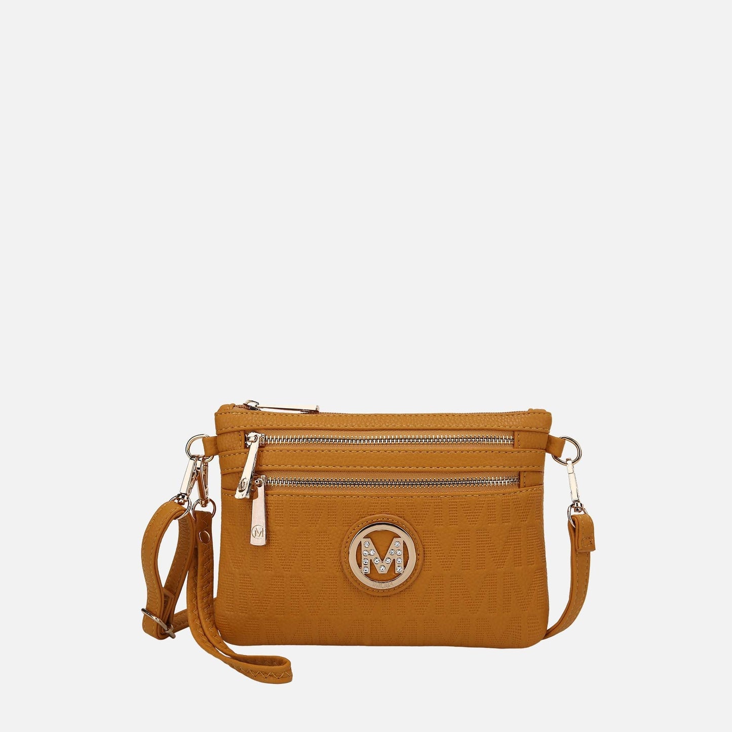 Mkf Collection by Mia K. - Roonie Signature Phone Crossbody Bag in Grey view 14 - Mkf Collection Crossbody Bags