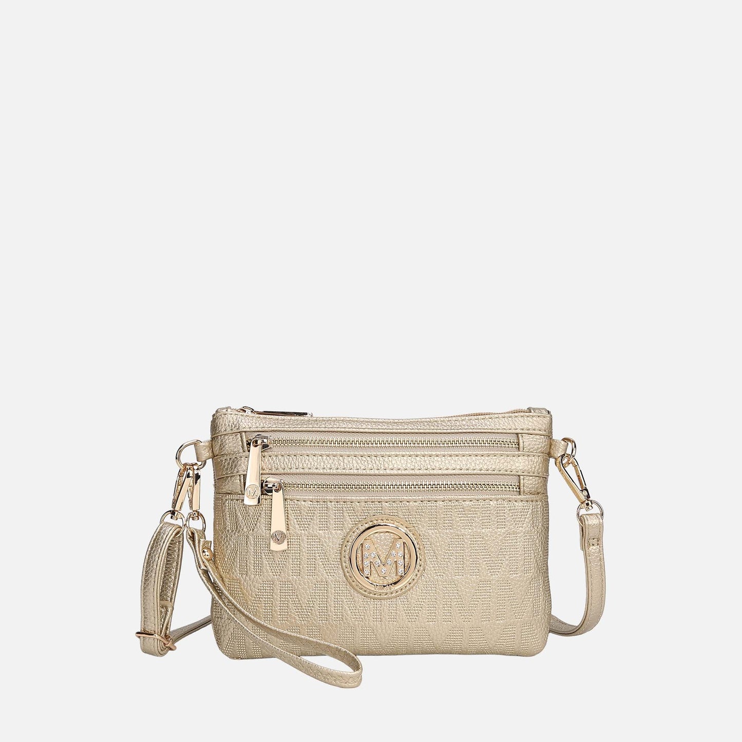 Mkf Collection by Mia K. - Roonie Signature Phone Crossbody Bag in Rose Pink view 15 - Mkf Collection Crossbody Bags