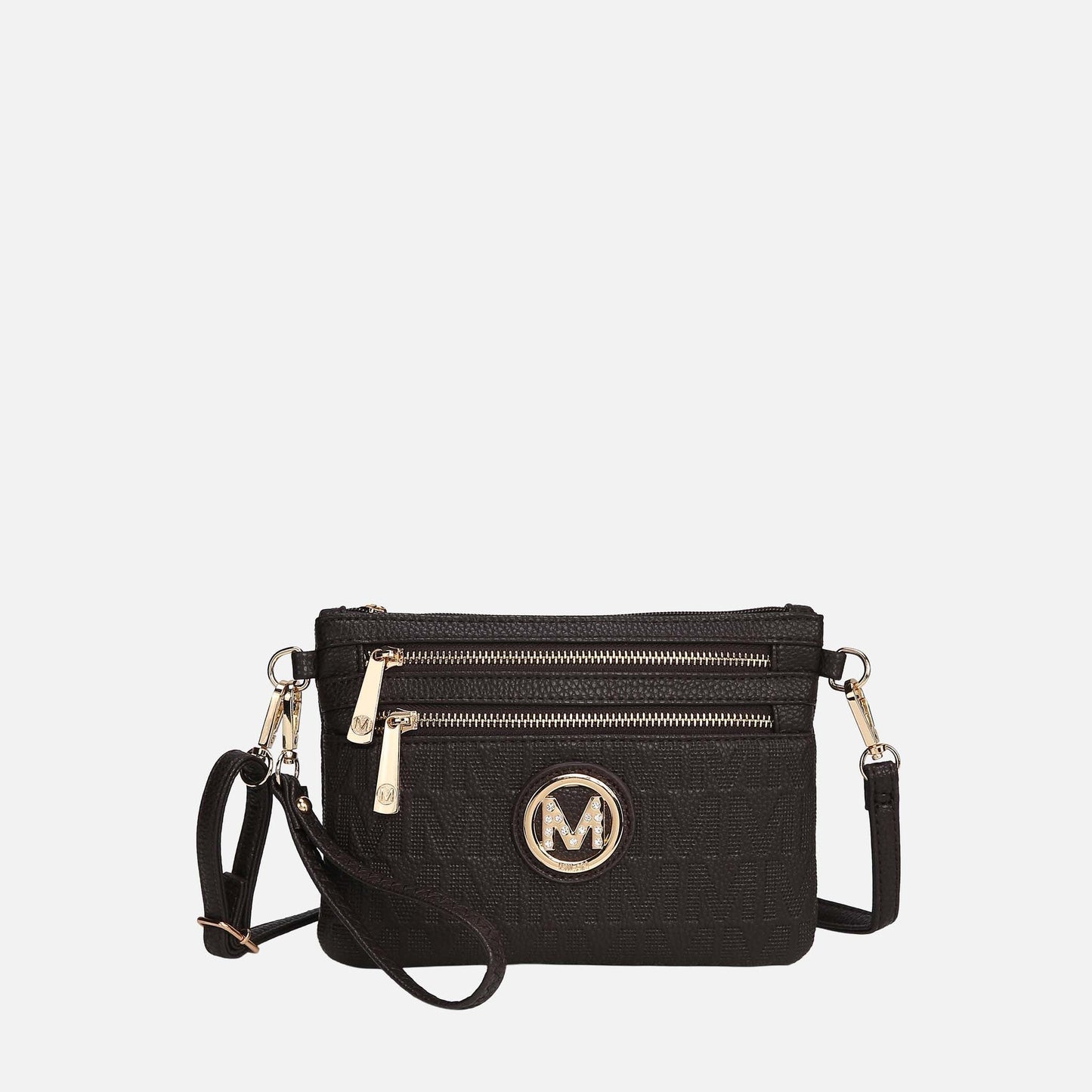 Mkf Collection by Mia K. - Roonie Signature Phone Crossbody Bag in Taupe view 16 - Mkf Collection Crossbody Bags