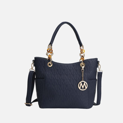 Mkf Collection by Mia K. - Rylee Signature Tote Bag in Black - Mkf Collection Bags