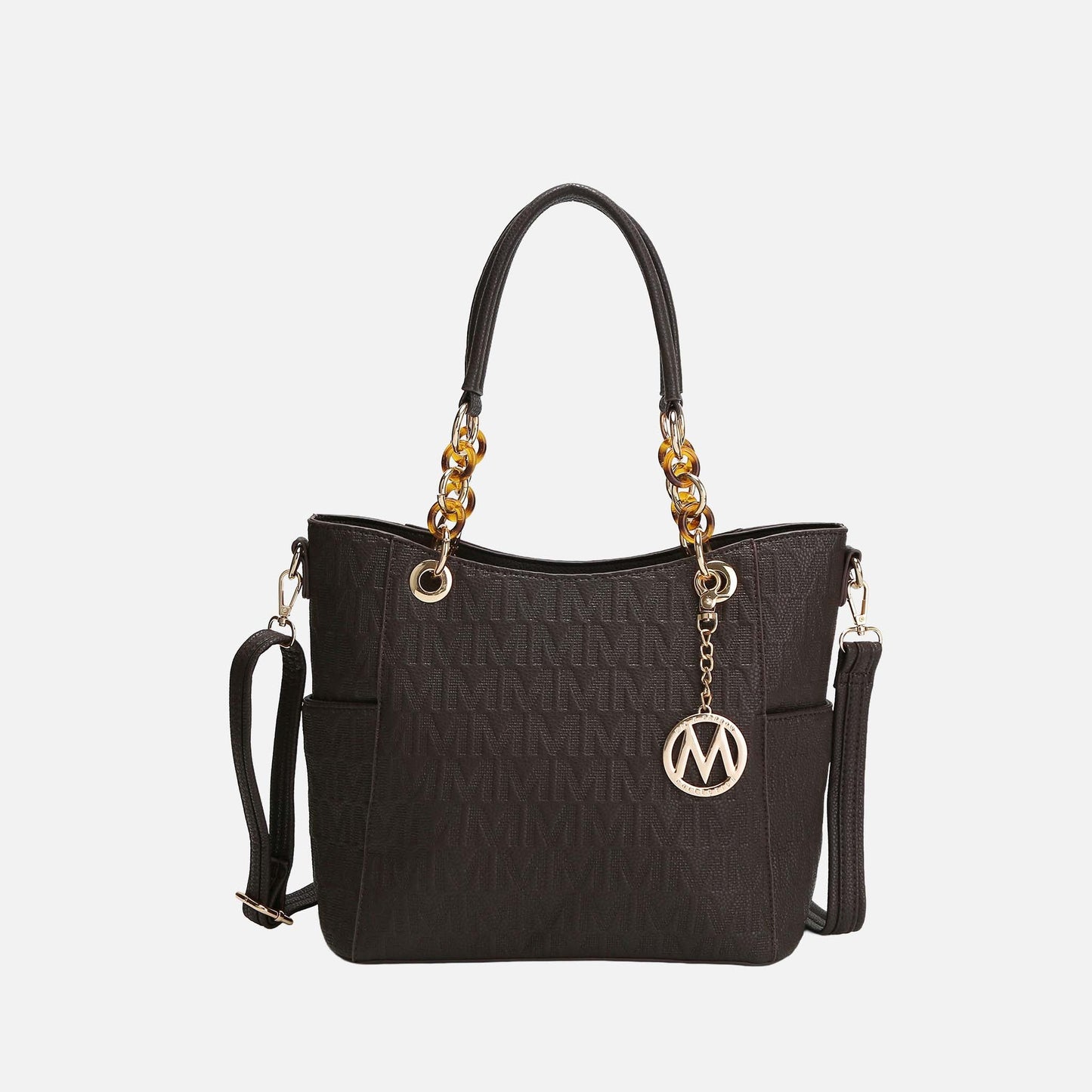Mkf Collection by Mia K. - Rylee Signature Tote Bag in Fuchsia view 10 - Mkf Collection Bags