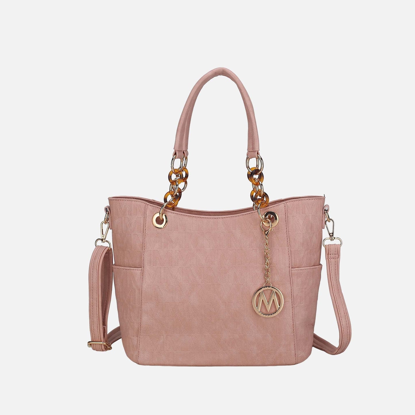 Mkf Collection by Mia K. - Rylee Signature Tote Bag in Red view 5 - Mkf Collection Bags