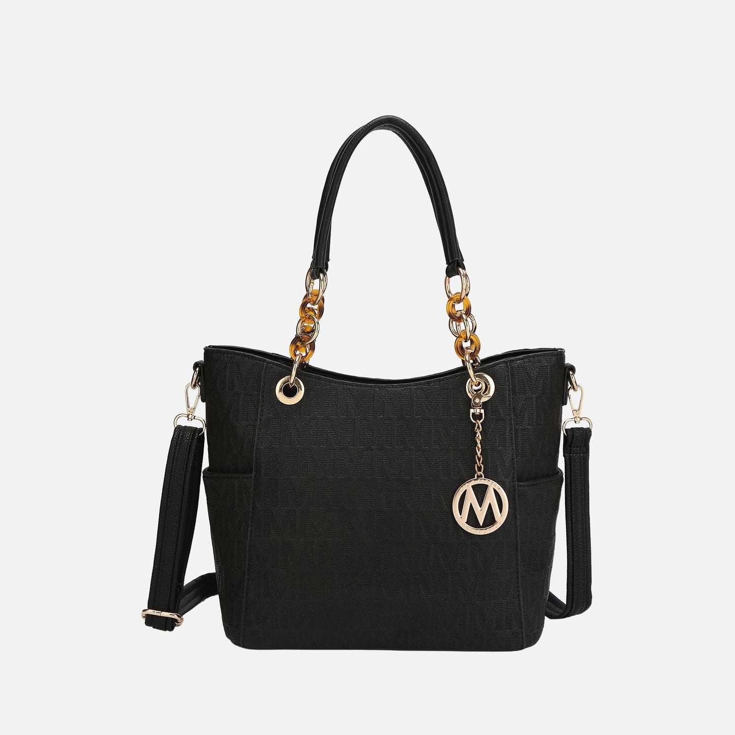 Mkf Collection by Mia K. - Rylee Signature Tote Bag in Indigo view 9 - Mkf Collection Bags