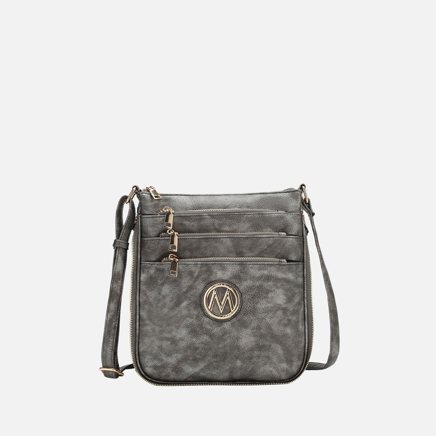 Mkf Collection by Mia K. - Salome Expandable Crossbody Bag in Taupe view 16 - Mkf Collection Crossbody Bags